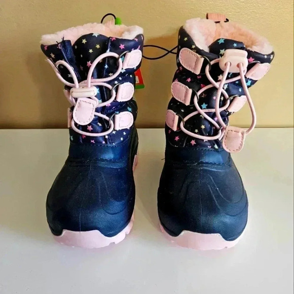 members mark Other - Snow Boots little girls navy blue and pink size 9/10